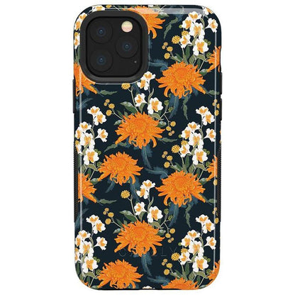 Off Tropic Floral | Exotic Orange Flower Case iPhone Case get.casely Bold iPhone 11 Pro Max