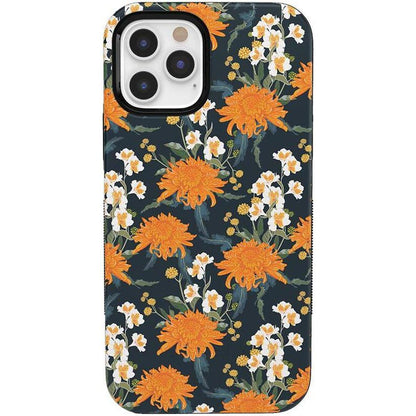 Off Tropic Floral | Exotic Orange Flower Case iPhone Case get.casely Bold iPhone 12 Pro