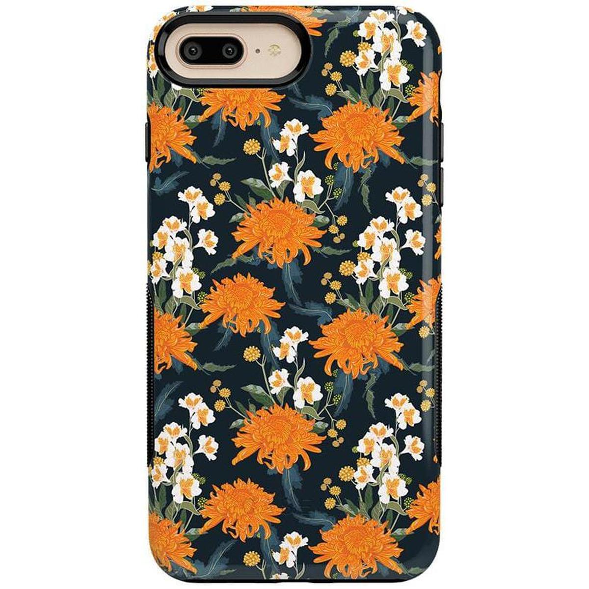 Off Tropic Floral | Exotic Orange Flower Case iPhone Case get.casely Bold iPhone 6/7/8 Plus