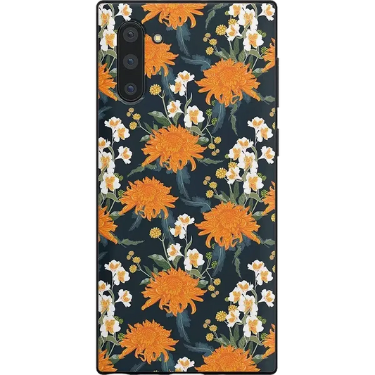Off Tropic Floral | Exotic Orange Flower Samsung Case Samsung Case get.casely Classic Galaxy Note 10 Plus