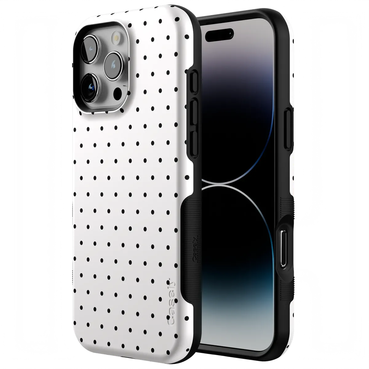 On the Dot | Black Polka Dot Case