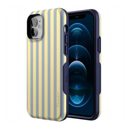Coastline Stripes | Blue & Yellow Case