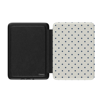 Tiny Stars | Blue & White Kindle Case