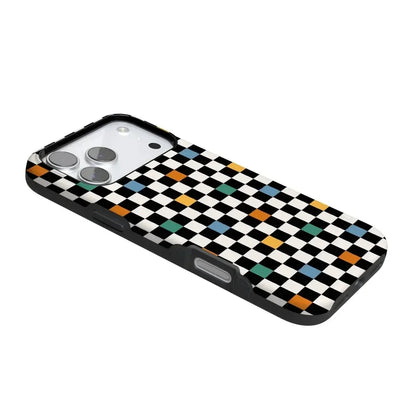 Old Skool | Retro Checkerboard Case iPhone Case get.casely