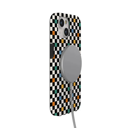 Old Skool | Retro Checkerboard Case iPhone Case get.casely