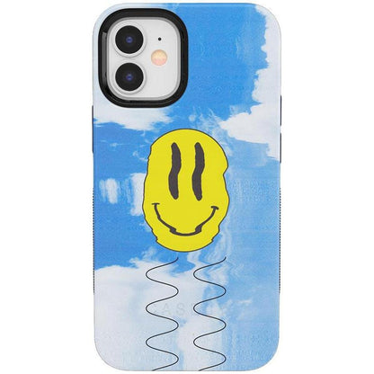 On Cloud Nine | Glitch Smiley Face Case iPhone Case get.casely Bold + MagSafe® iPhone 12
