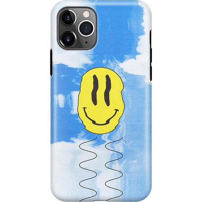 On Cloud Nine | Glitch Smiley Face Case iPhone Case get.casely Classic iPhone 11 Pro Max