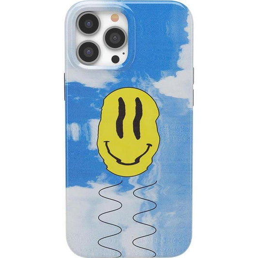 On Cloud Nine | Glitch Smiley Face Case iPhone Case get.casely Classic + MagSafe® iPhone 13 Pro Max