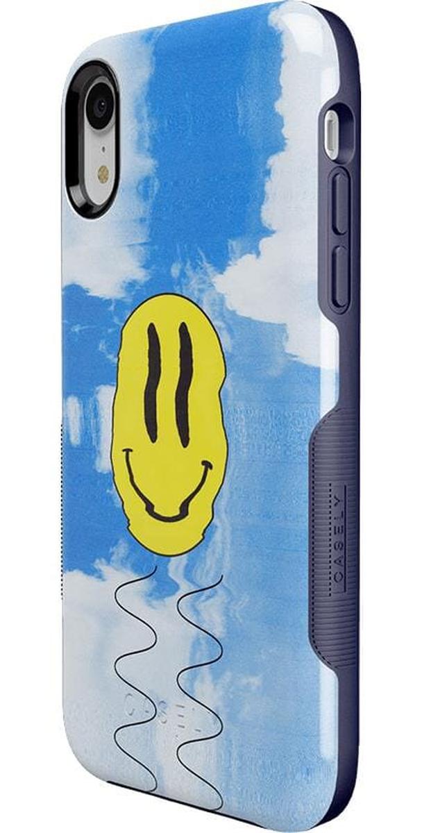 On Cloud Nine | Glitch Smiley Face Case iPhone Case get.casely