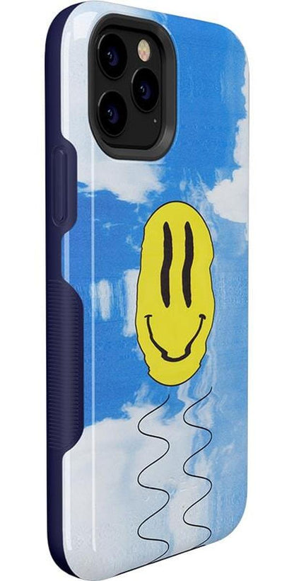 On Cloud Nine | Glitch Smiley Face Case iPhone Case get.casely