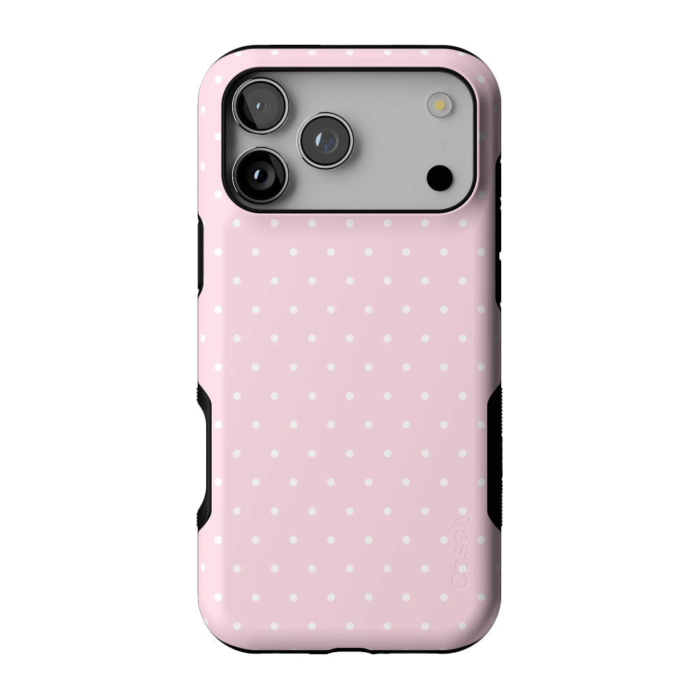 On the Dot | Pink & White Polka Dot Case