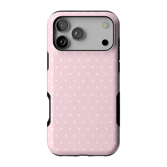 On the Dot | Pink & White Polka Dot Case