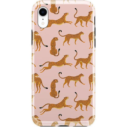 On the Prowl | Pink Leopard Print Case iPhone Case get.casely