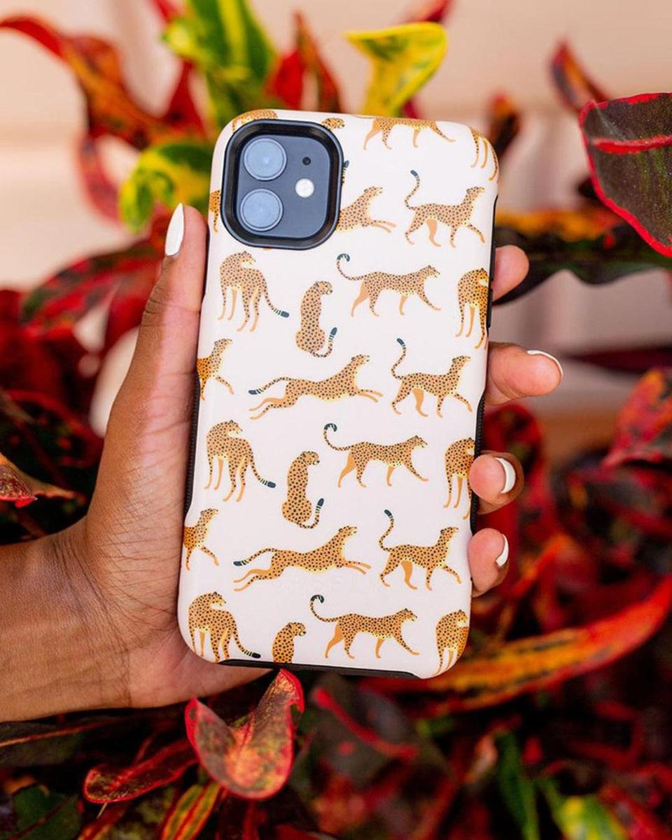 On the Prowl | Pink Leopard Print Samsung Case Samsung Case get.casely