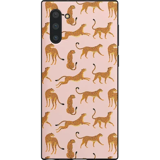On the Prowl | Pink Leopard Print Samsung Case Samsung Case get.casely