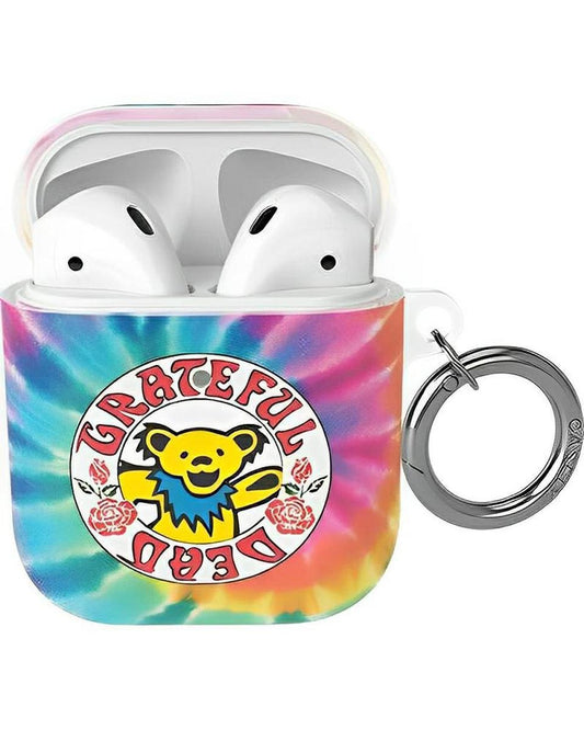 On Tour | Grateful Dead Tie Dye Sticker AirPods Case AirPods Case Grateful Dead AirPods Case