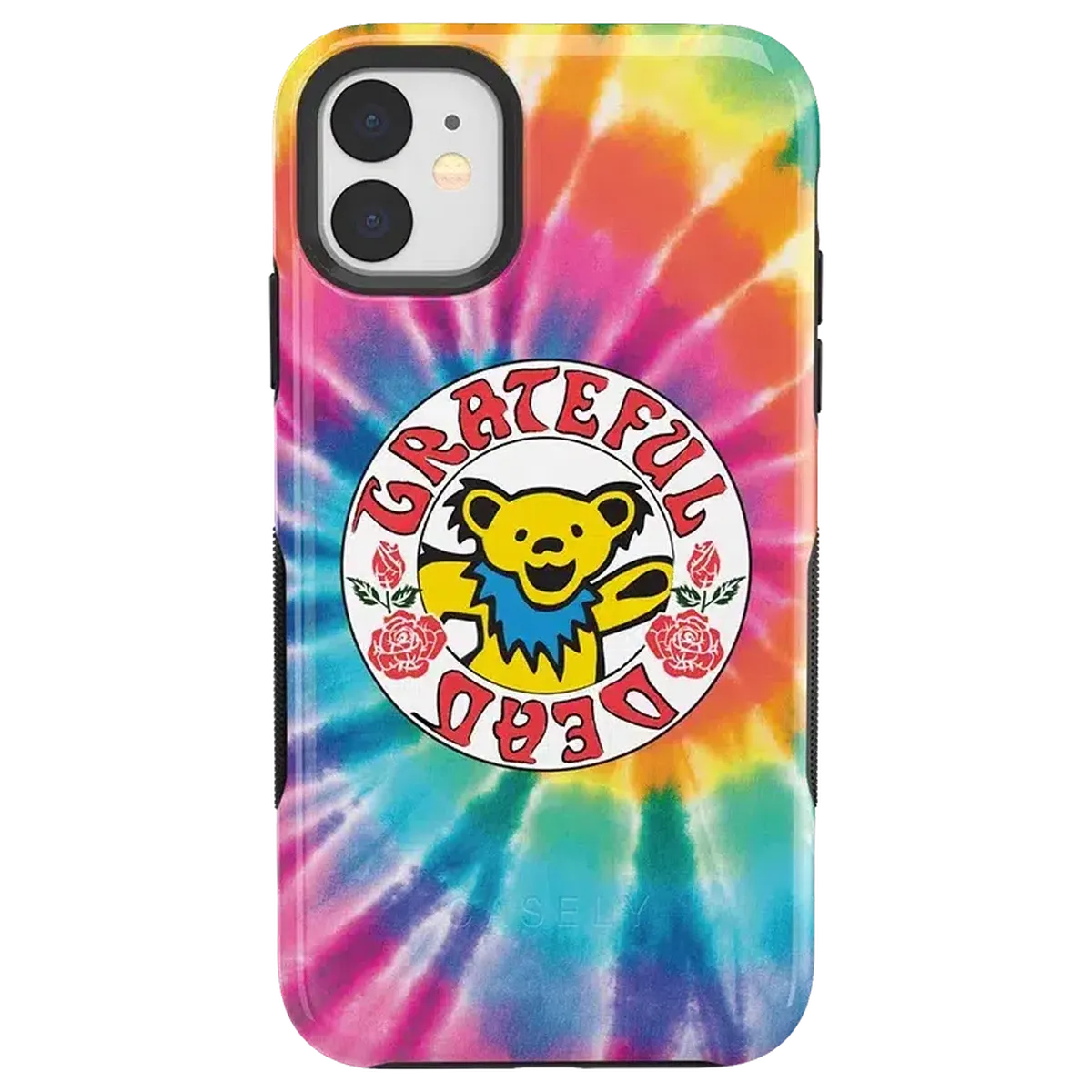 On Tour | Grateful Dead Tie Dye Sticker Case iPhone Case Grateful Dead Bold iPhone 11