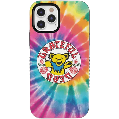 On Tour | Grateful Dead Tie Dye Sticker Case iPhone Case Grateful Dead Bold iPhone 12 Pro