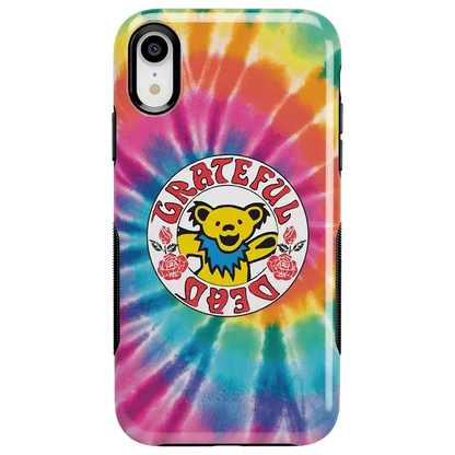 On Tour | Grateful Dead Tie Dye Sticker Case iPhone Case Grateful Dead Bold iPhone XR