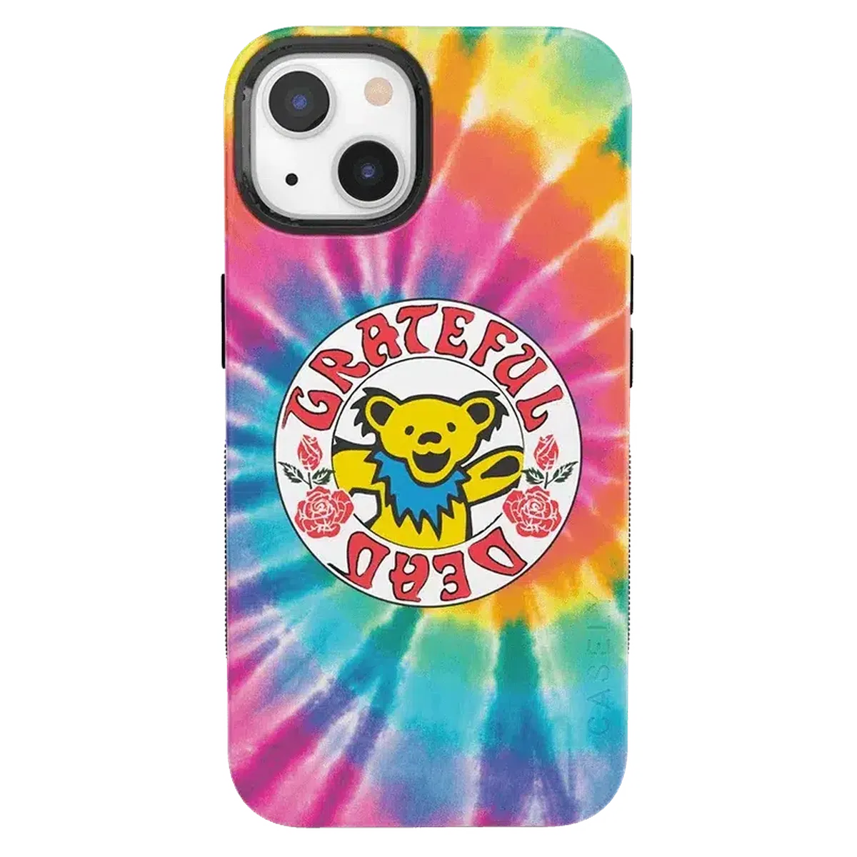 On Tour | Grateful Dead Tie Dye Sticker Case iPhone Case Grateful Dead Bold + MagSafe® iPhone 13