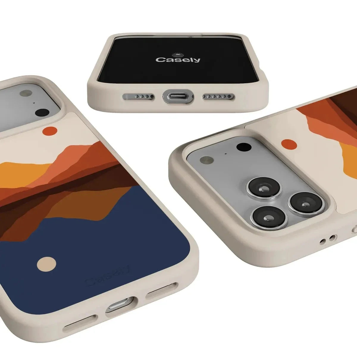 Opposites Attract | Day & Night Colorblock Mountains Case iPhone Case get.casely