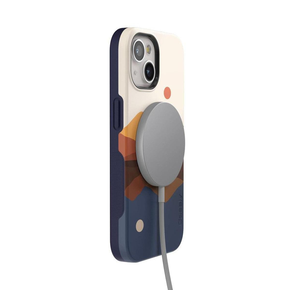 Opposites Attract | Day & Night Colorblock Mountains Case iPhone Case get.casely