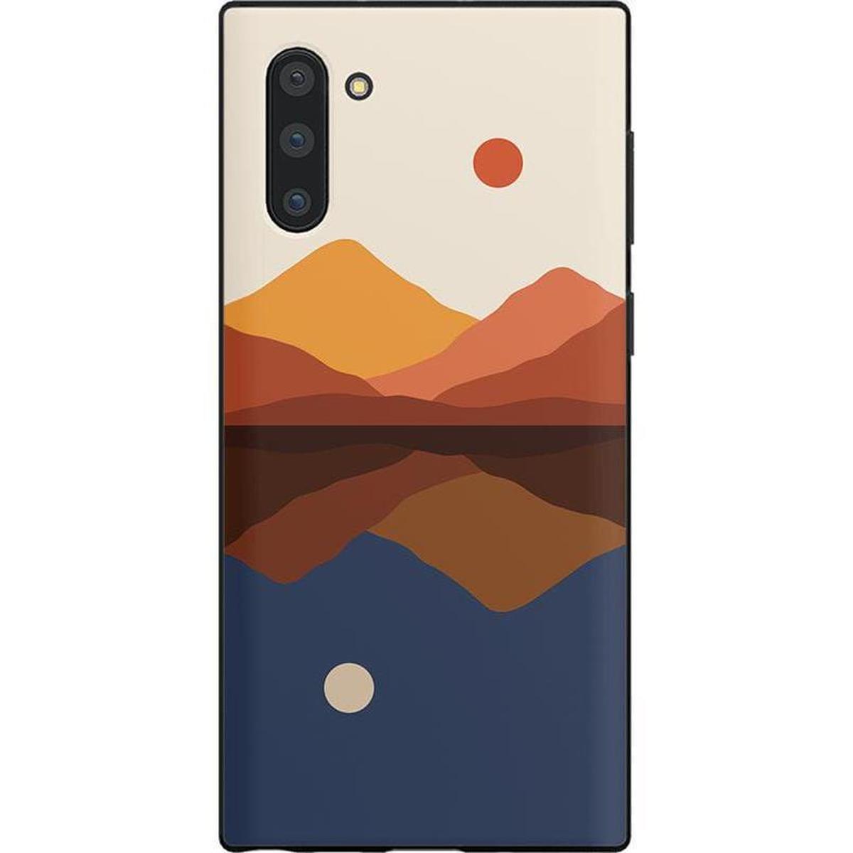 Opposites Attract | Day & Night Colorblock Mountains Samsung Case Samsung Case get.casely