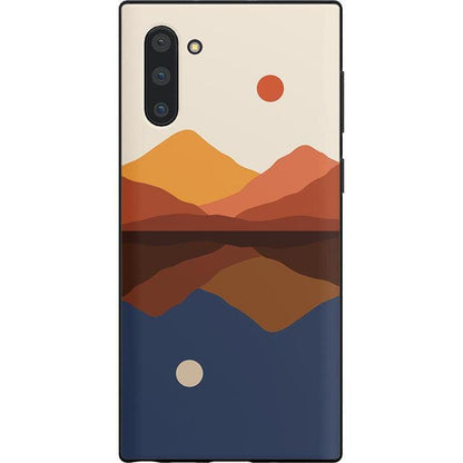 Opposites Attract | Day & Night Colorblock Mountains Samsung Case Samsung Case get.casely