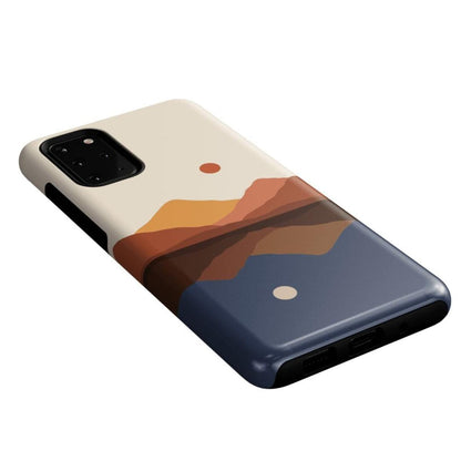 Opposites Attract | Day & Night Colorblock Mountains Samsung Case Samsung Case Casetry
