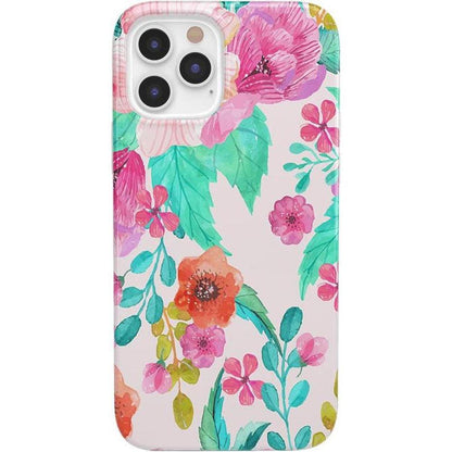Out And About | Light Pink Floral Case iPhone Case get.casely Classic iPhone 12 Pro