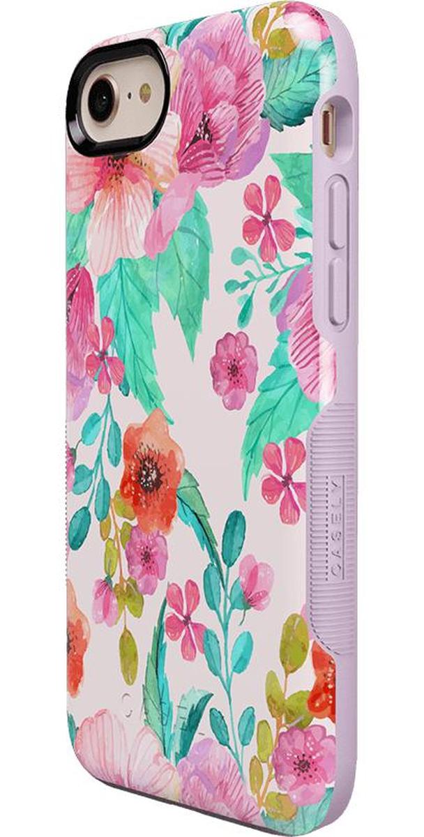 Out And About | Light Pink Floral Case iPhone Case get.casely