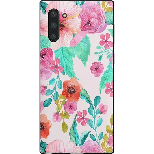 Out And About | Light Pink Floral Samsung Case Samsung Case get.casely Classic Galaxy Note 10 Plus