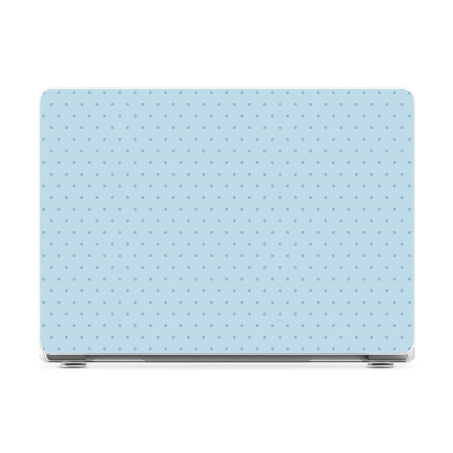 On the Dot | Blue Monochrome Polka Dot Laptop Shell - 13.6" MacBook Air