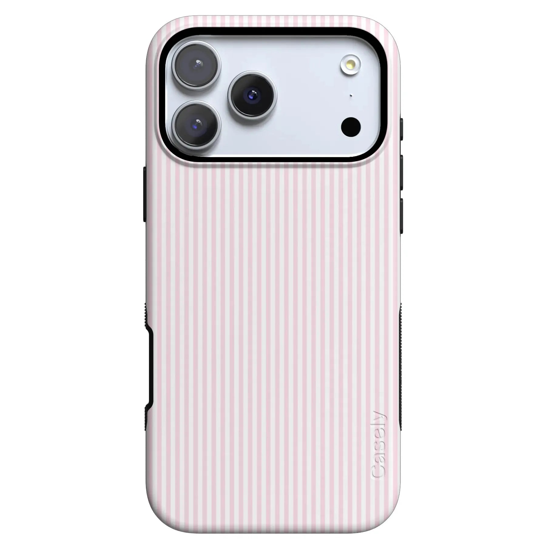 Stripes and the City | Light Pink Pinstripe Case - iPhone 17 Pro