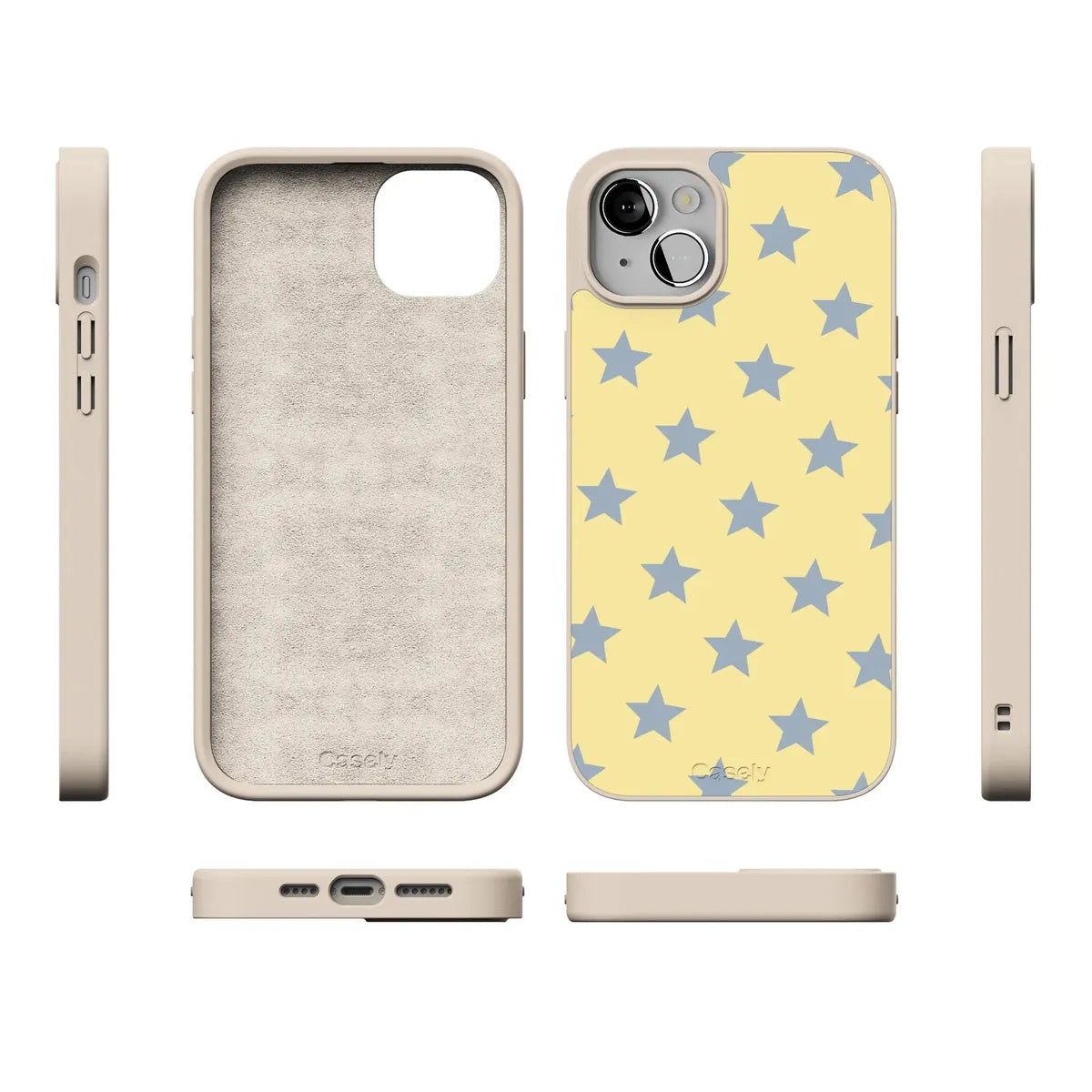 Shine Bright | Butter Yellow Stars Case