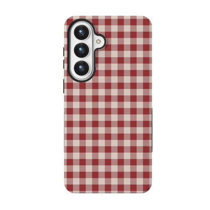 Sweet Jam | Red Gingham Case - Galaxy S26