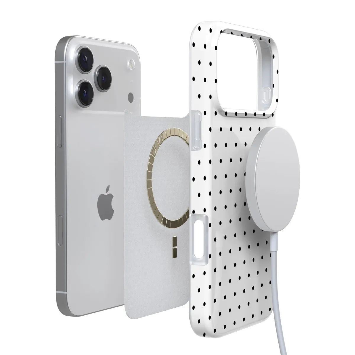 On the Dot | Black Polka Dot Case