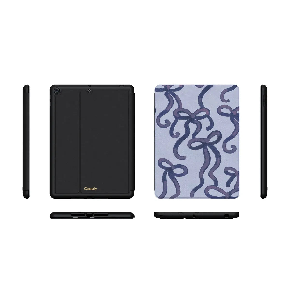 Love Me Knot | Blue Bow iPad Case