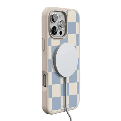 Fit Check | Light Blue Checkerboard Case