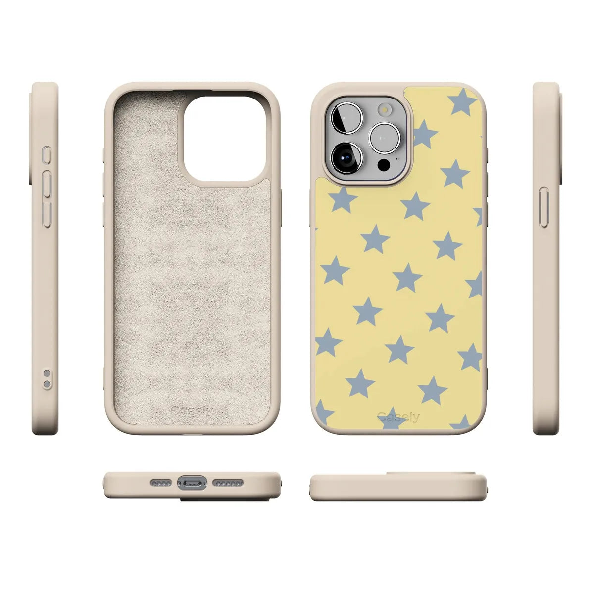 Shine Bright | Butter Yellow Stars Case