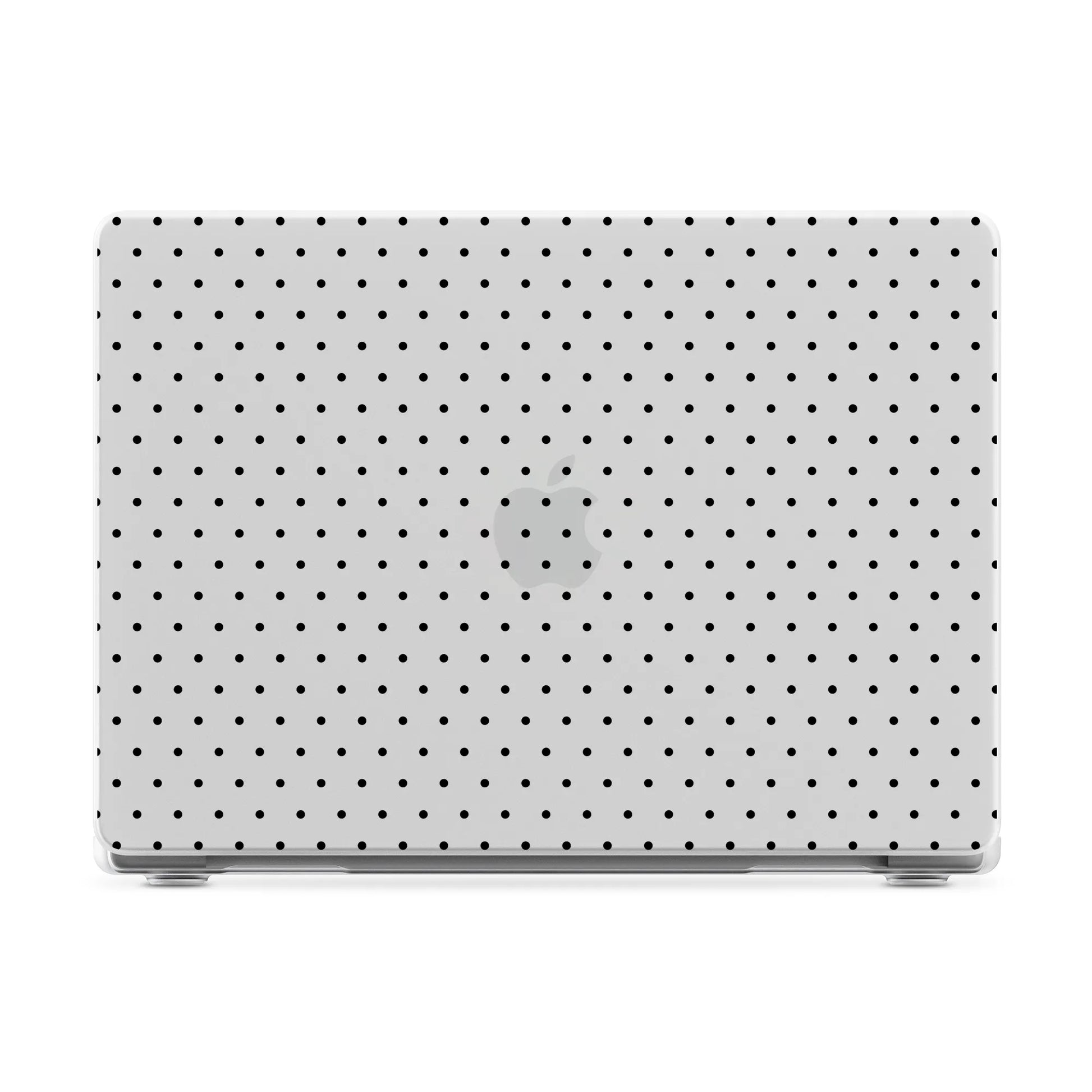 On the Dot | Black Polka Dot Laptop Shell - 16" MacBook Pro