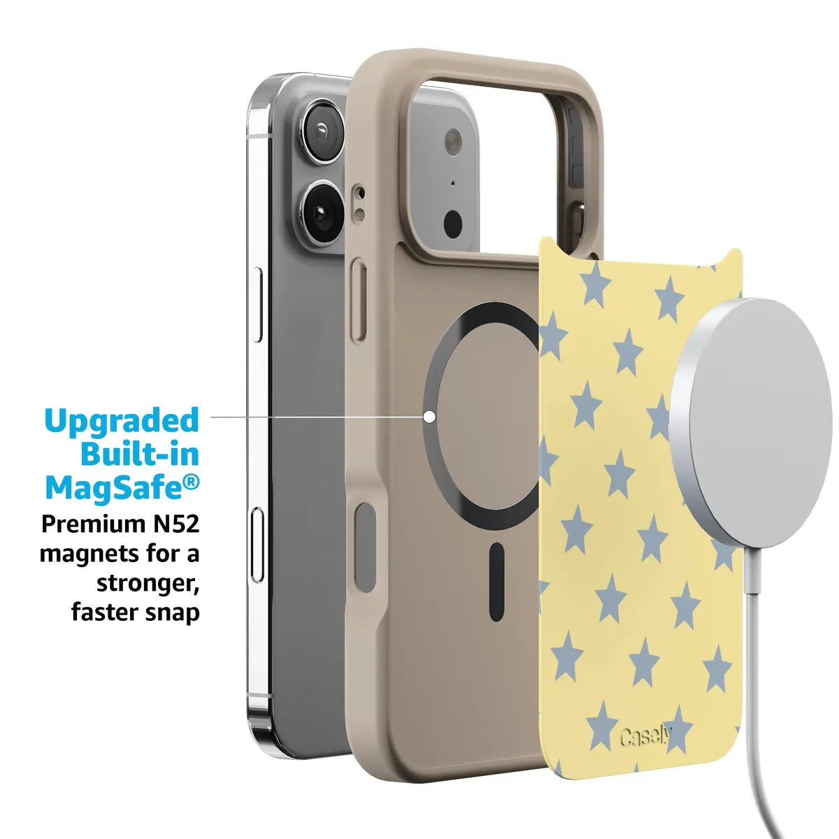 Shine Bright | Butter Yellow Stars Case