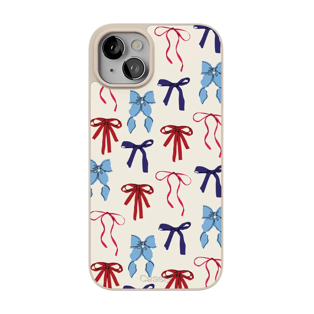 American Girlie | Red White & Blue Bows Case - iPhone 13