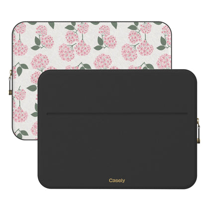 Nantucket Cottage | Pink Hydrangea Laptop Case