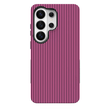 Stripes and the City | Pink & Purple Pinstripe Case - Galaxy S26 Ultra