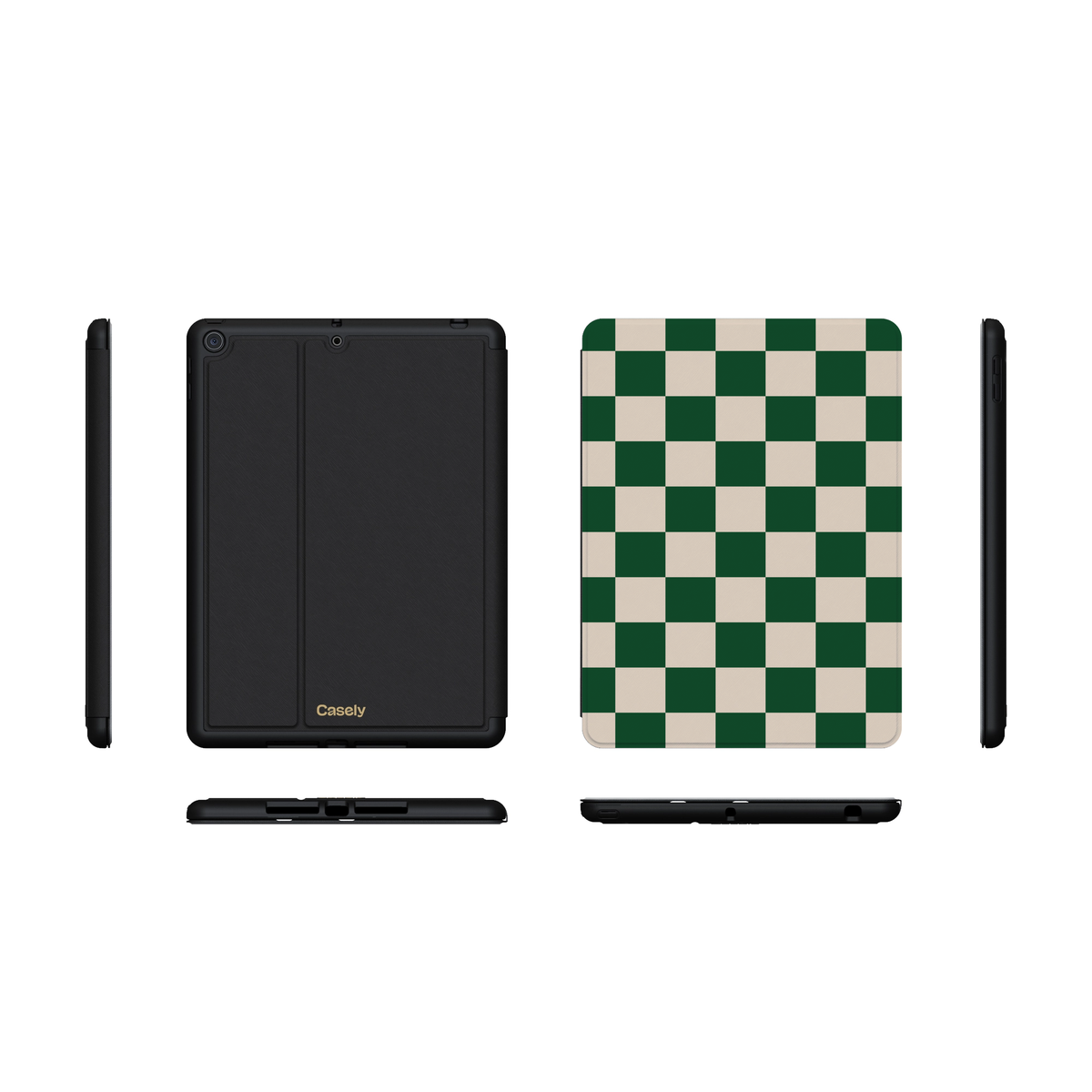 Fit Check | Green Checkerboard iPad Case
