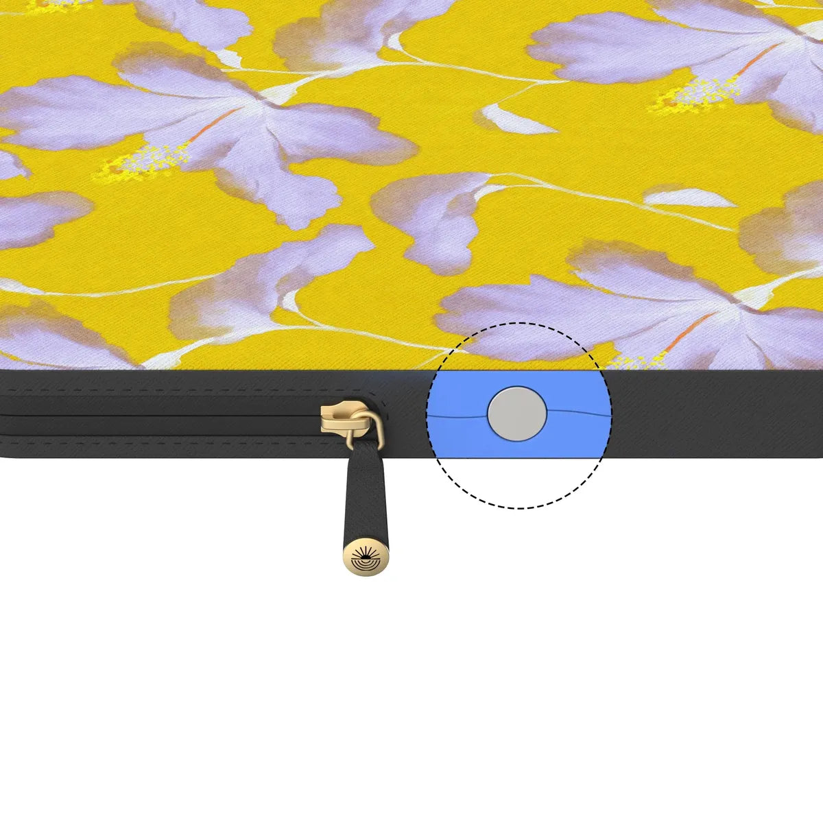 Hibiscus Haze | Painted Floral Laptop Case