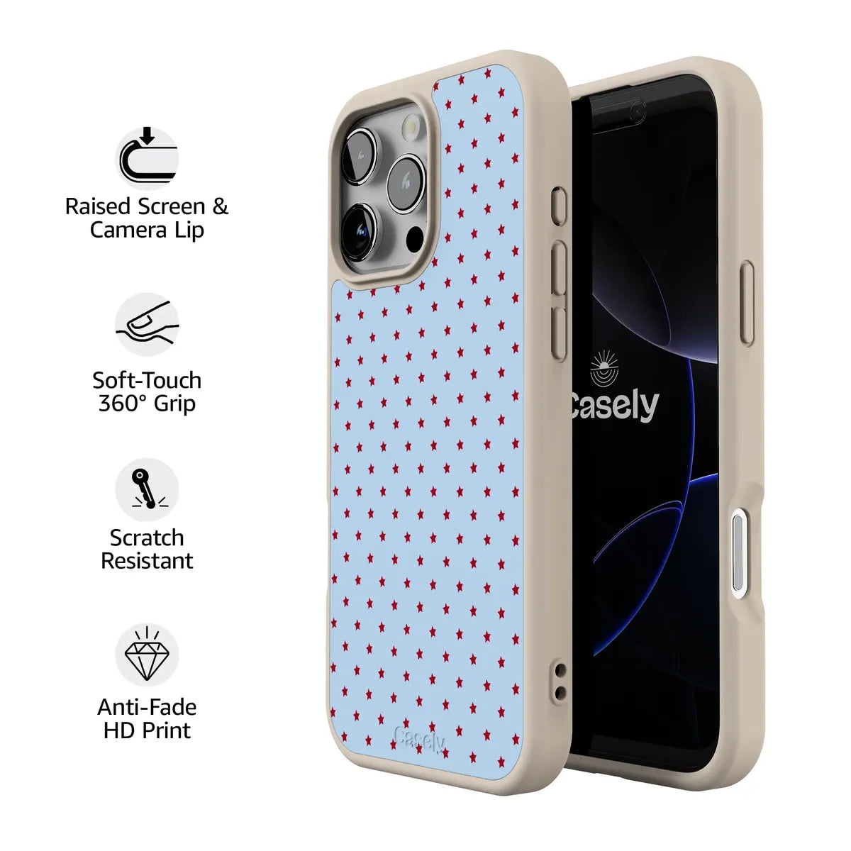 Tiny Stars | Red & Blue Case