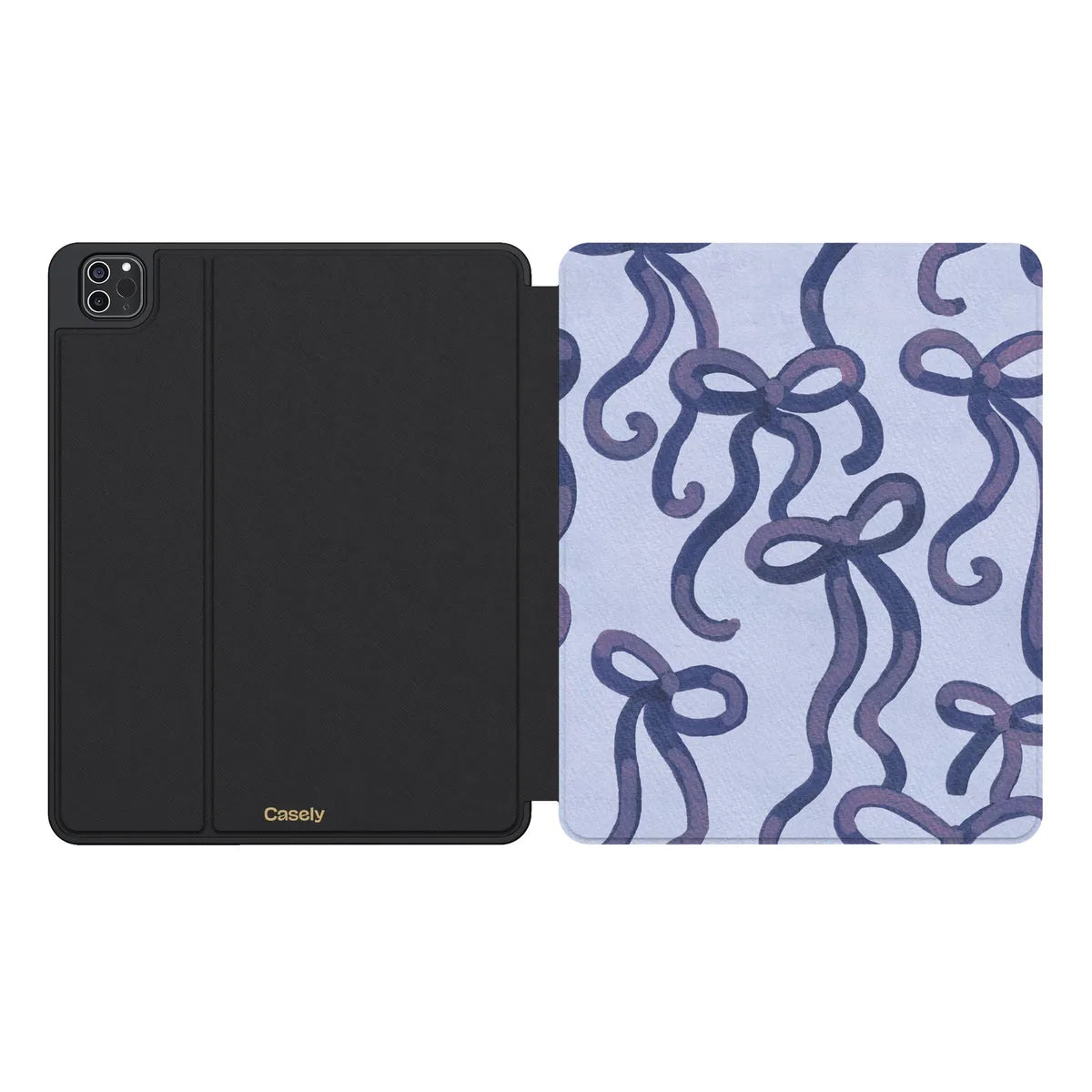 Love Me Knot | Blue Bow iPad Case