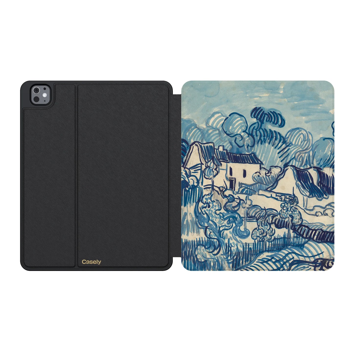 Van Gogh | Landscape With Houses iPad Case